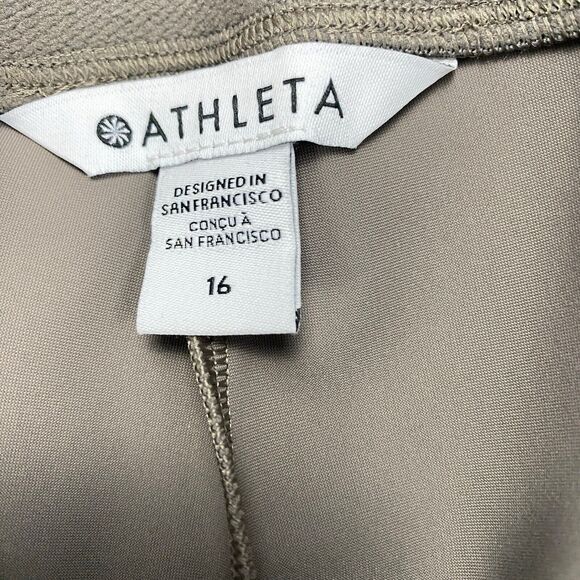 Athleta Stellar Tight Leggings , Bluff Grey Fitted Work PantsTravel Size 16 - Picture 6 of 16